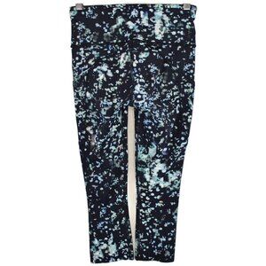 lululemon Fast & Free Crop II *Nulux 19" Size 4 in Pixel Haze Multi Black